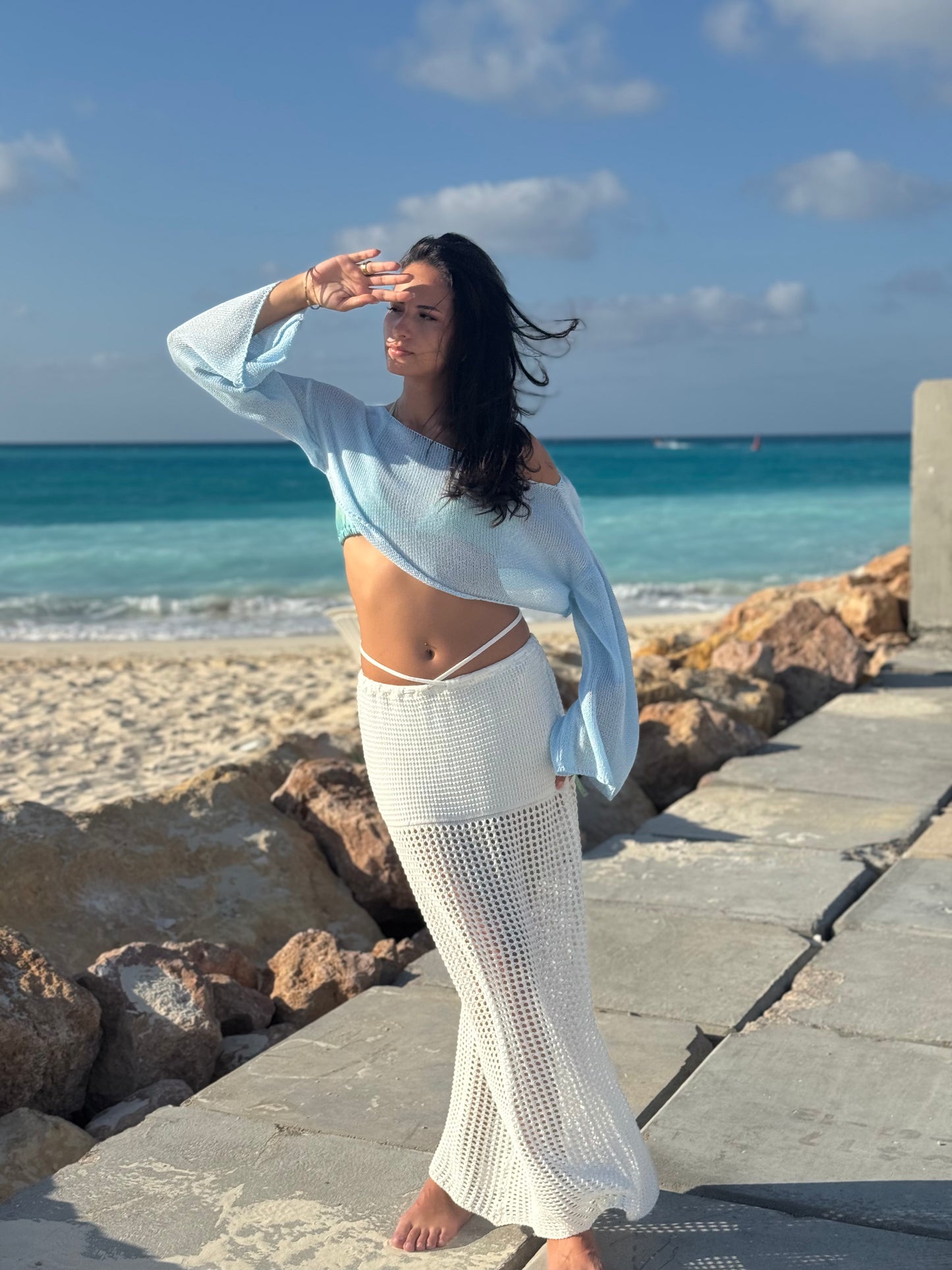 The Knitted Petal Skirt