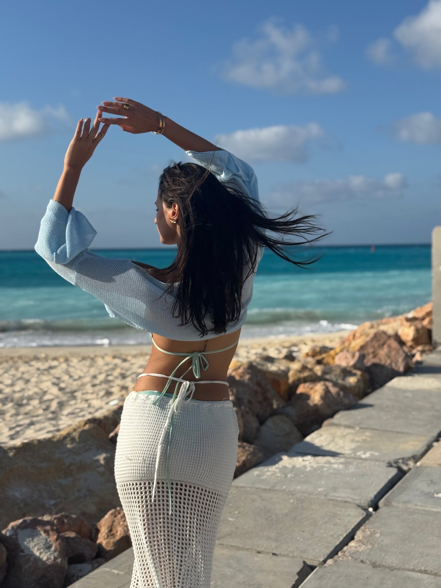 The Knitted Petal Skirt