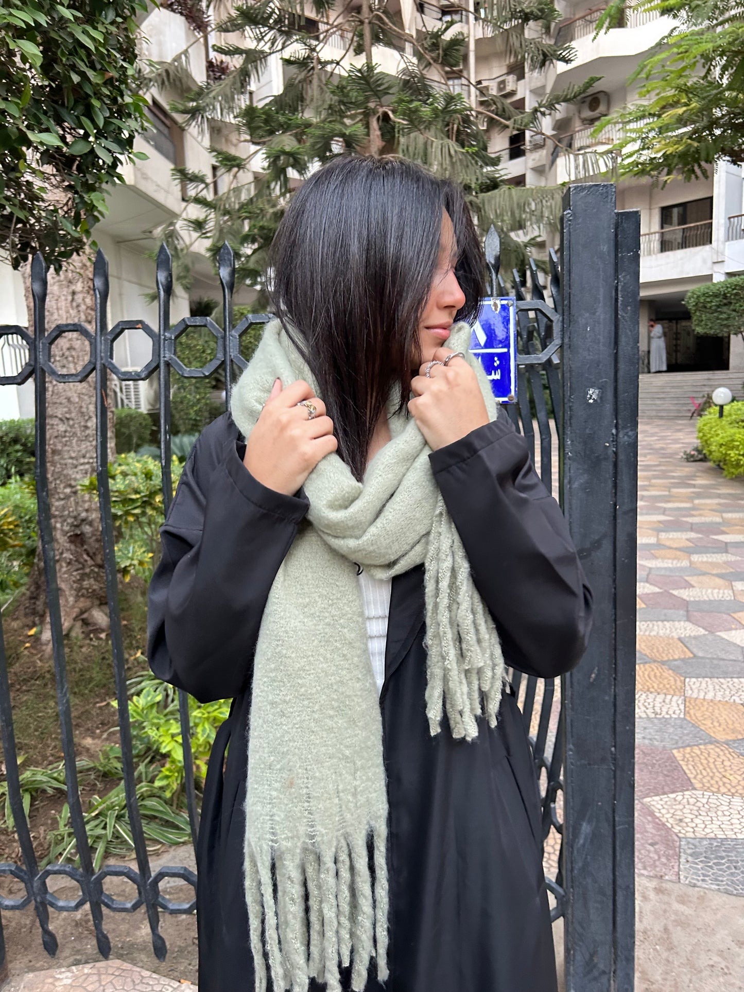 Green Matcha Scarf